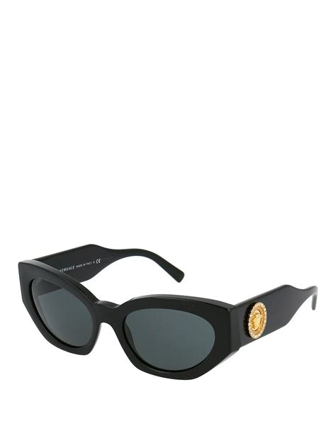 medusa head chain versace|Versace Medusa head sunglasses.